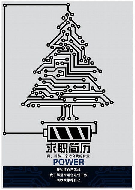 电子机械专业简历封面